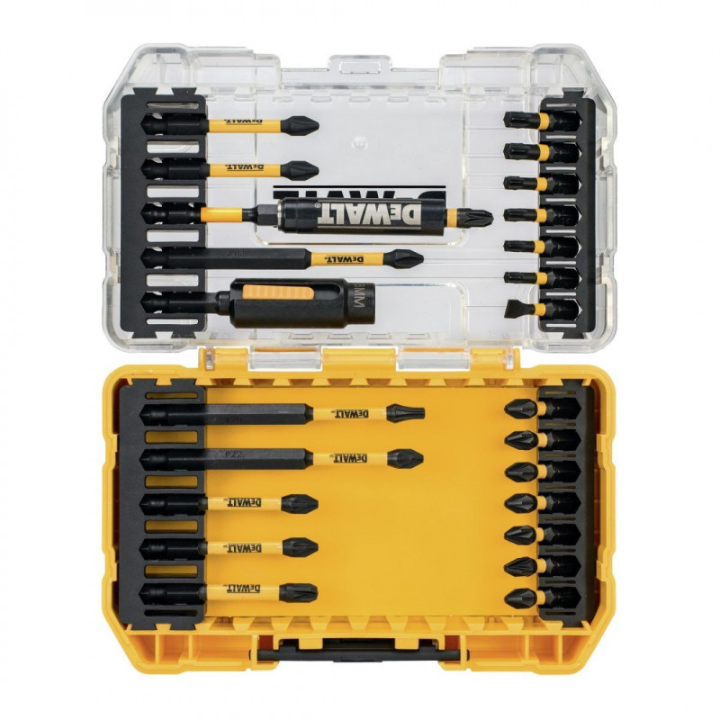 Набір із 25 ударних біт 1/4 IMPACT TORSION EXTREME, DeWALT [DT70730T-QZ]