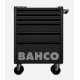 Візок для інструментів Bahco з 6 шухлядами чорного кольору [1472K6BLACK]