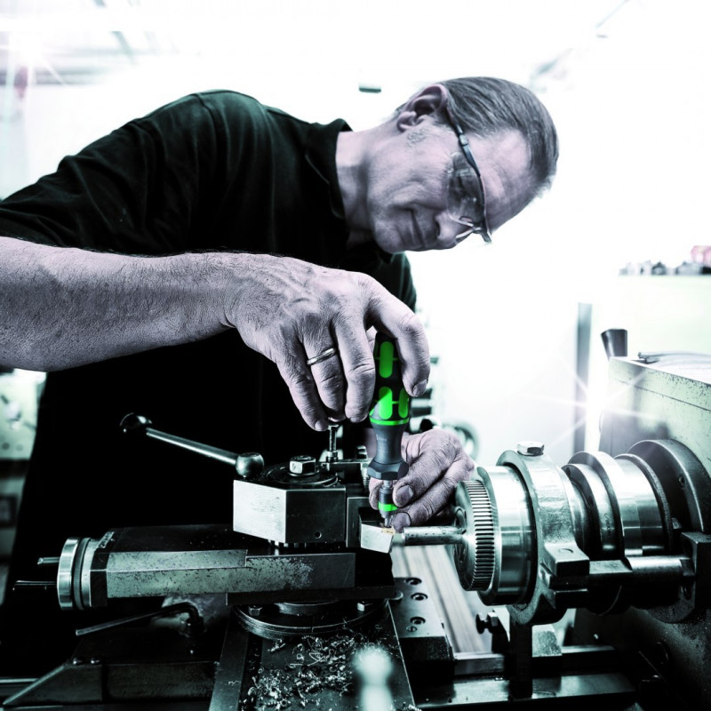 Ручка с регулируемым крутящим моментом 0,1-0,34 Нм с быстрозажимным патроном Rapidaptor, Kraftform Wera [05074770001]