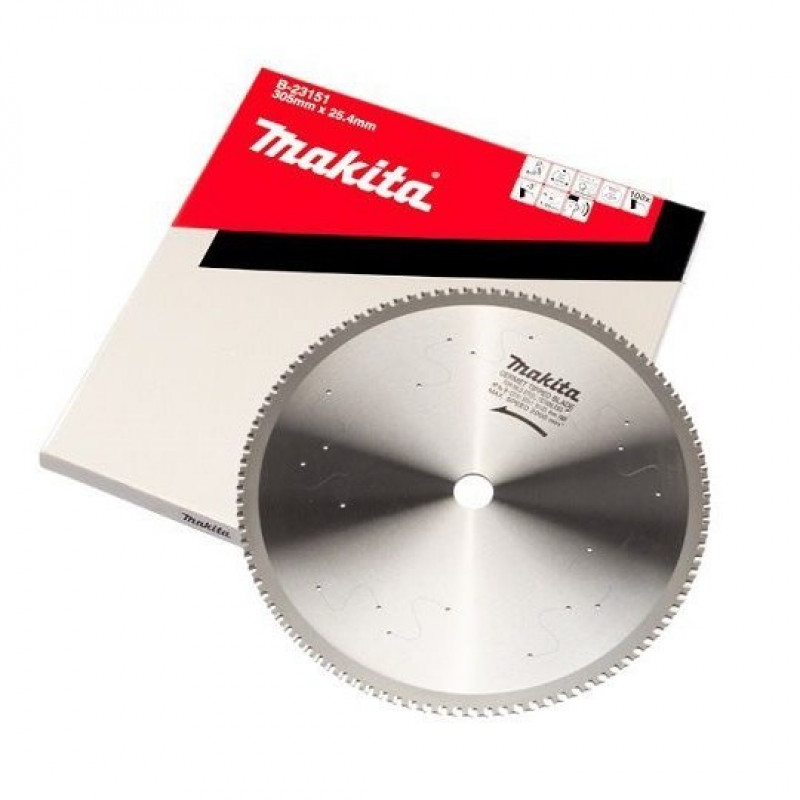 Дисковый пильный диск для стали и нержавеющей стали, 305/25,4/1,95 мм, 100 зубцов, T.C.T. SPECIALIZED, Makita [B-23151]
