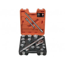 Набор 6-гранных торцевых ключей 3/4'', 22-50 мм, 17 предметов BAHCO [SLX 17]