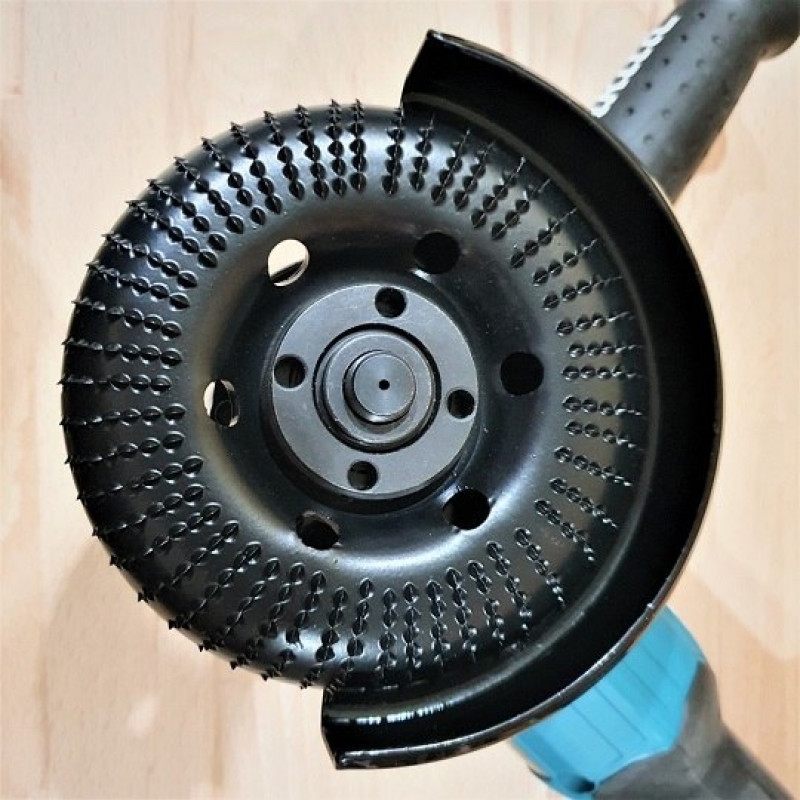 Рашпиль с выпуклым радиальным резцом R15-B, для угловых шлифовальных машин, 120 x 22,2 x 15 мм, TARPOL [T-95]