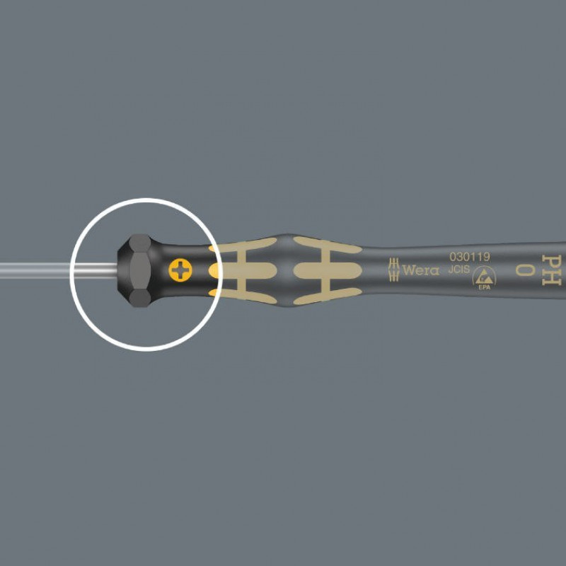 Набір із 6 прецизійних викруток для ремонту смартфонів. Набір 1 Kraftform Micro ESD, Wera [05030182001]