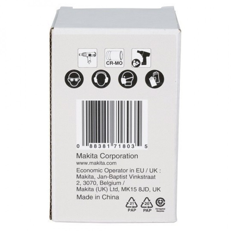 Шестигранна ударна головка 1, розмір 41 мм, Makita [E-22420]