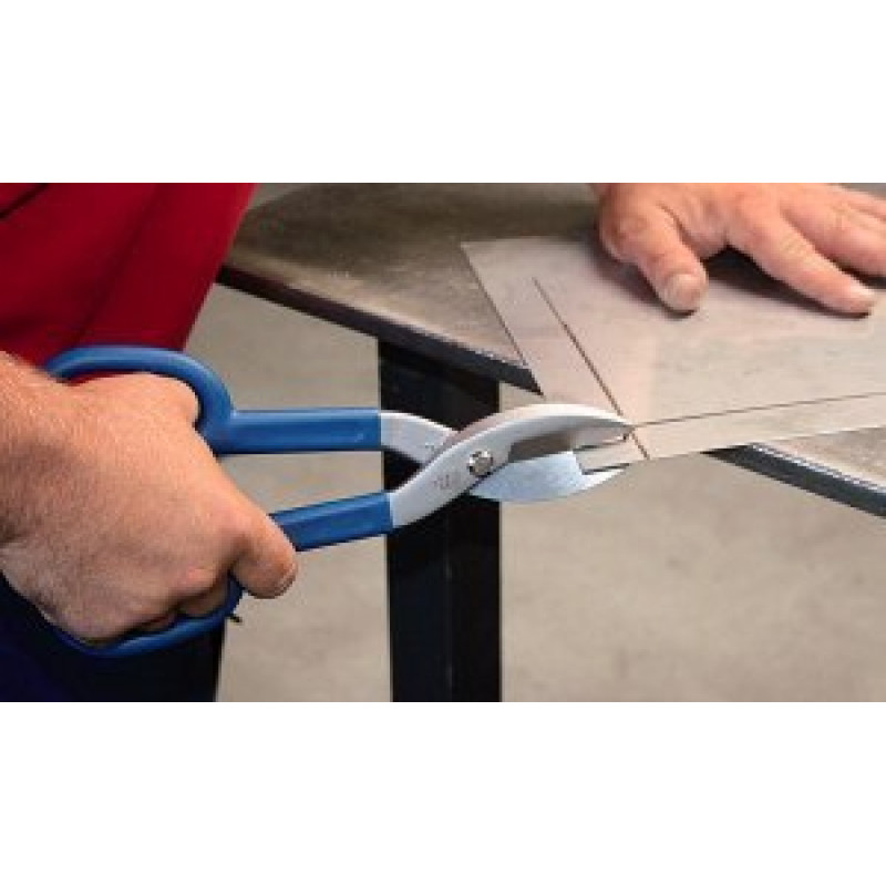 Универсальные ножницы для листового металла Erdi Bessey American, левосторонние, прямые [D146-200]