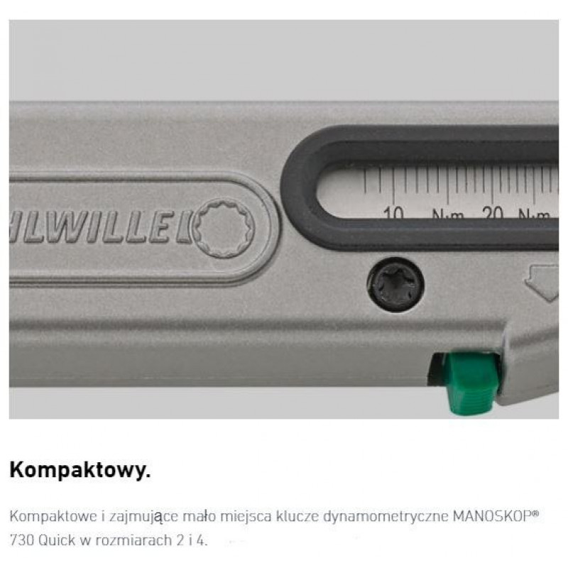 Механічний динамометричний ключ 4-20 Нм для вставних наконечників 9x12 мм STAHLWILLE [50184002] Маноскоп 730/2 QUICK