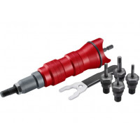 Насадка для викрутки з заклепками-гайками, кейс M3-M8 FORTUM [ARG 4770654]