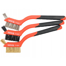 Набор проволочных щеток Yato YT-6351 из 3 шт. для очищения чашек форсунок