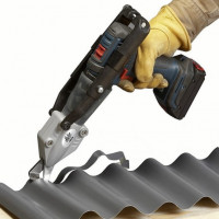 Механічні ножиці для листового металу TSMD Malco для різання гофрованого та трапецієподібного листового металу