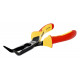 Плоскогубцы VDE полукруглые, изогнутые под углом 45º, длина 200 мм, многокомпонентная ручка, Bahco [2427 S-200]