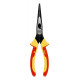 Плоскогубцы VDE полукруглые, изогнутые под углом 45º, длина 200 мм, многокомпонентная ручка, Bahco [2427 S-200]