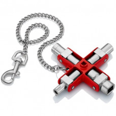 Універсальний ключ для шаф, розподільних щитів, коробок KNIPEX [00 11 06]