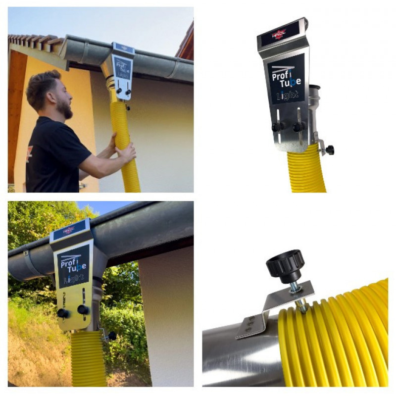 Haidl ProfiTube Light – адаптер для водосточной трубы для безопасного отвода дождевой воды