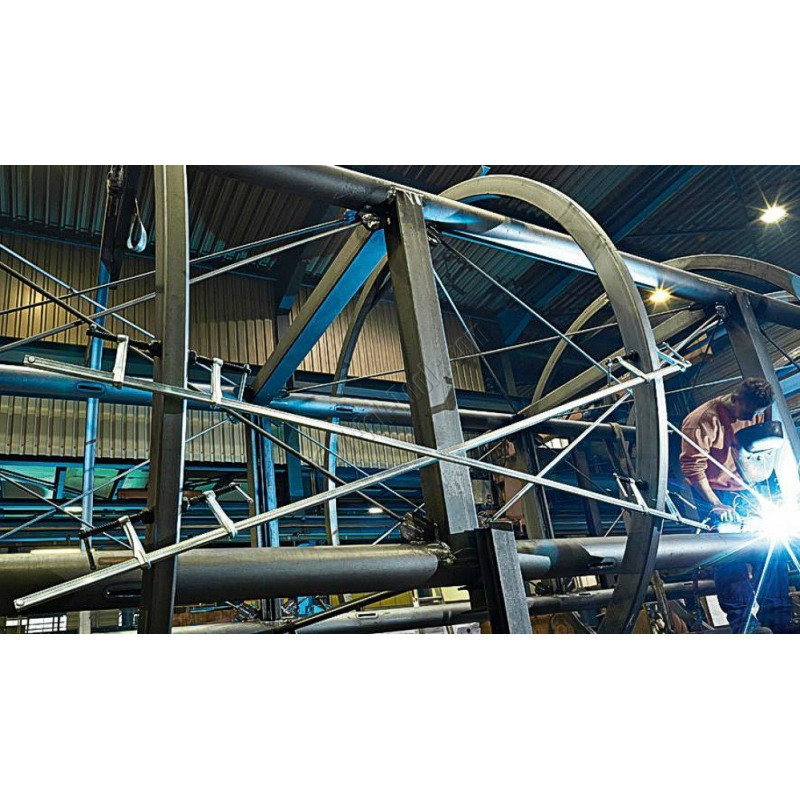 Регульований посилений гвинтовий затискач 1500x120 мм, 340-1750 мм BESSEY [SLV150M]