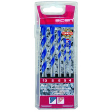 Набор из 5 сверл для гранита и мрамора Profi Granit Alpen PG-5 [0025700005100]