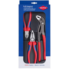 Набор из 3 кусачек, универсальных плоскогубцев и плоскогубцев Cobra, Knipex [00 20 09 V01]