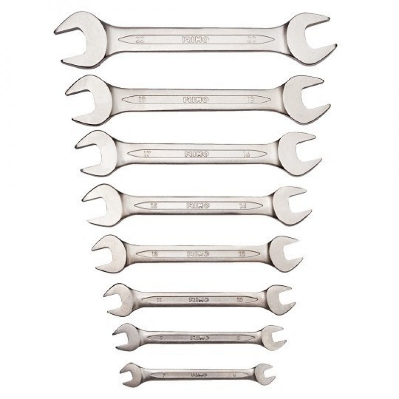 Набір з 8 двосторонніх ріжкових ключів 6-22 мм, Irimo [10-8-H]