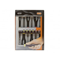 Набір із 6 викруток ERGO, для плоских гвинтів та гвинтів PH, Bahco [BE-9881]