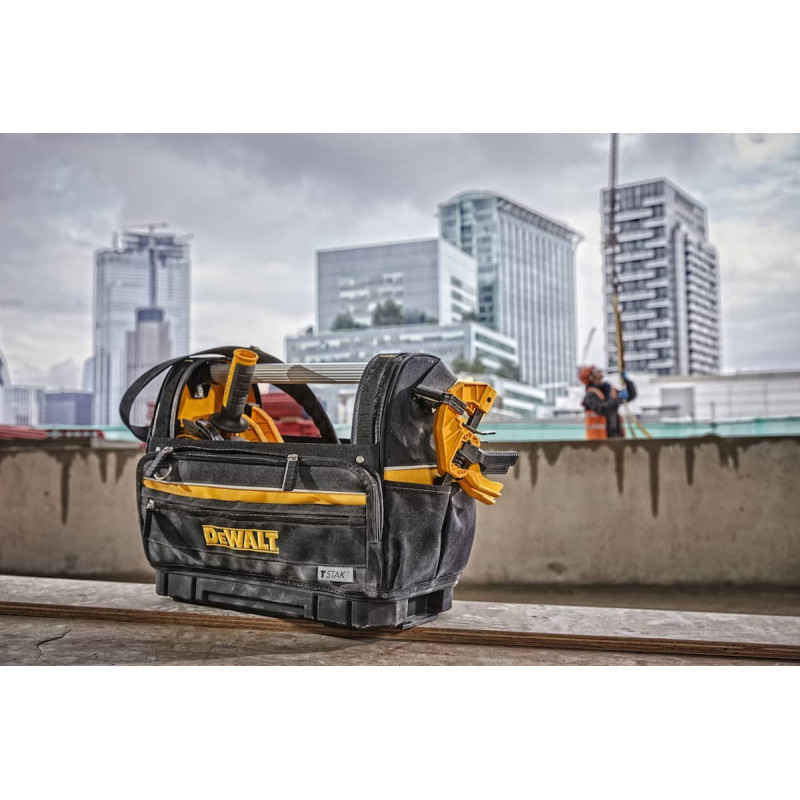 Сумка для інструментів DeWALT TStak з алюмінієвою ручкою та ремінцем [DWST82990-1]