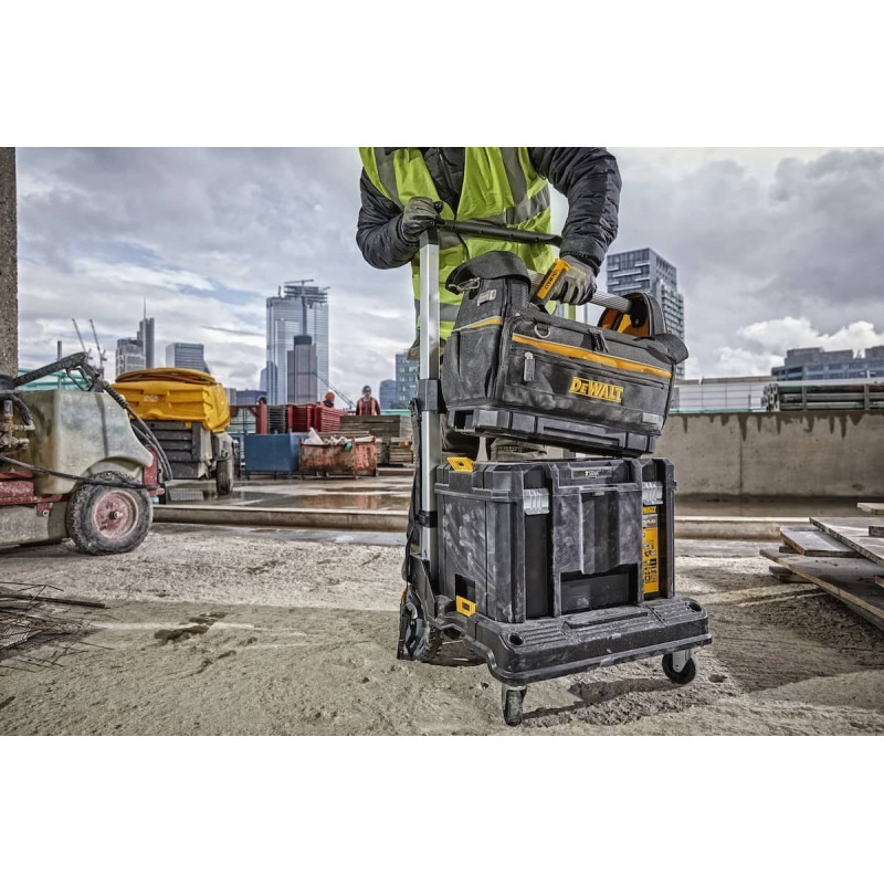 Сумка для інструментів DeWALT TStak з алюмінієвою ручкою та ремінцем [DWST82990-1]