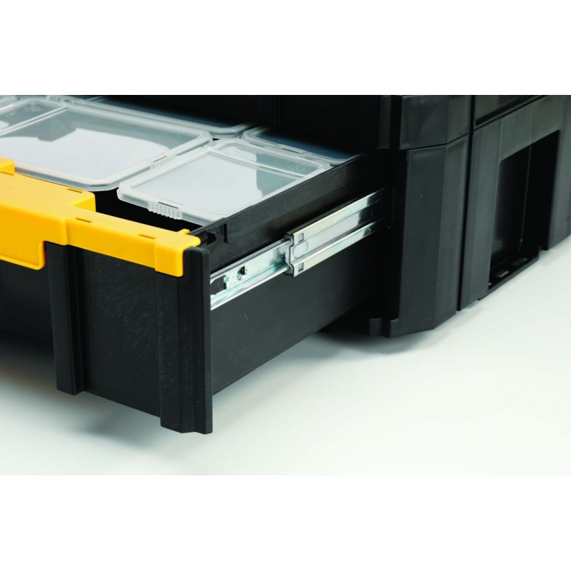 Інструментальний ящик TStak III з шухлядою та 6 контейнерами, 9,5 л DeWALT [DWST1-70705]