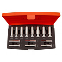 Набор головок BAHCO с 12 гранями 3/8, 6-19 мм, 14 предм. [S1214L]