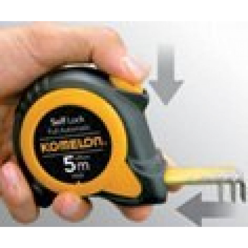 Рулетка Komelon 2 м [PS26], SelfLock, с автоматической блокировкой