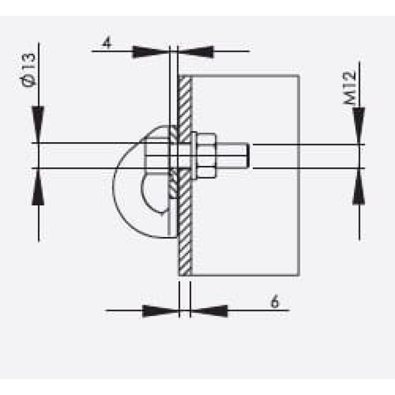 Анкерна точка типу A AT180 (SET AT180003) PROTEKT