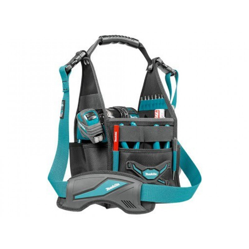 Открытая сумка для инструмента Makita с жесткой ручкой и плечевым ремнем [E-05480]