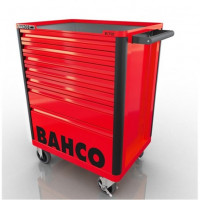 Тележка для инструментов Bahco с 7 выдвижными ящиками красного цвета [1472K7RED]