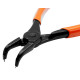 Плоскогубці для внутрішніх стопорних кілець, кутові 90º, діапазон 19-60 мм, Bahco [2890-180]