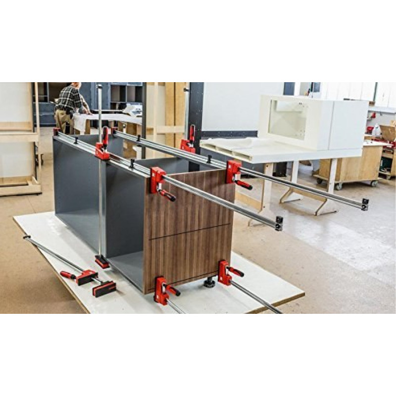 Затискач для столярних робіт повної поверхні 600x95 мм, 255-730 мм REVO Bessey [KRE60-2K]