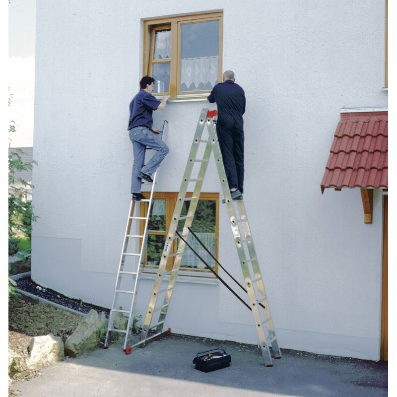 Многофункциональная 3-секционная стремянка 3x12 TRIBILO MONTO KRAUSE [129703]