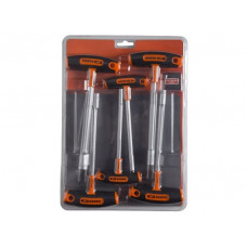 Набор из 6 Т-образных головок-гайковертов, M5-M13, Bahco [903T-3]