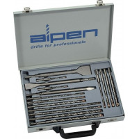 Набор из 16 сверл и зубил для бетона F4 Forte, SDS+ KIT-16, Alpen [0000500016100]