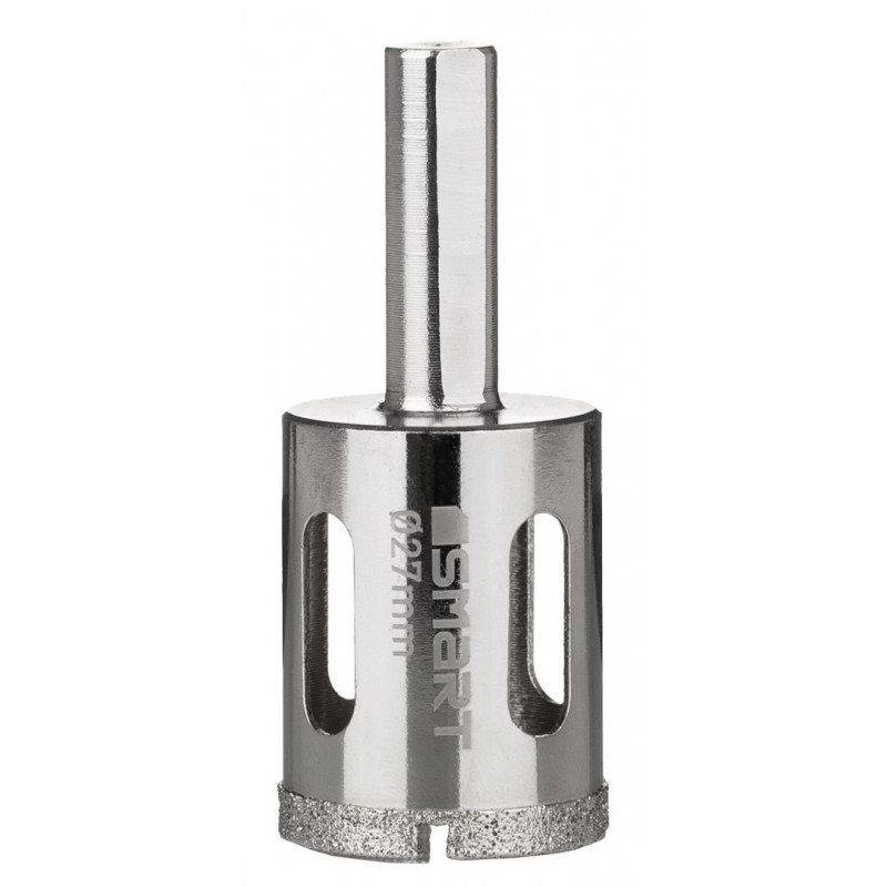 Набор из 10 гальванизированных алмазных коронок 10-62 мм для мокрого сверления, 365 SMART [SM-25-SET10G]