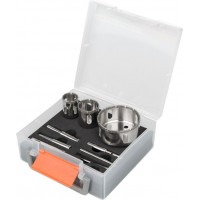 Набір з 10 гальванізованих алмазних коронок 10-62 мм для мокрого свердління, 365 SMART [SM-25-SET10G]