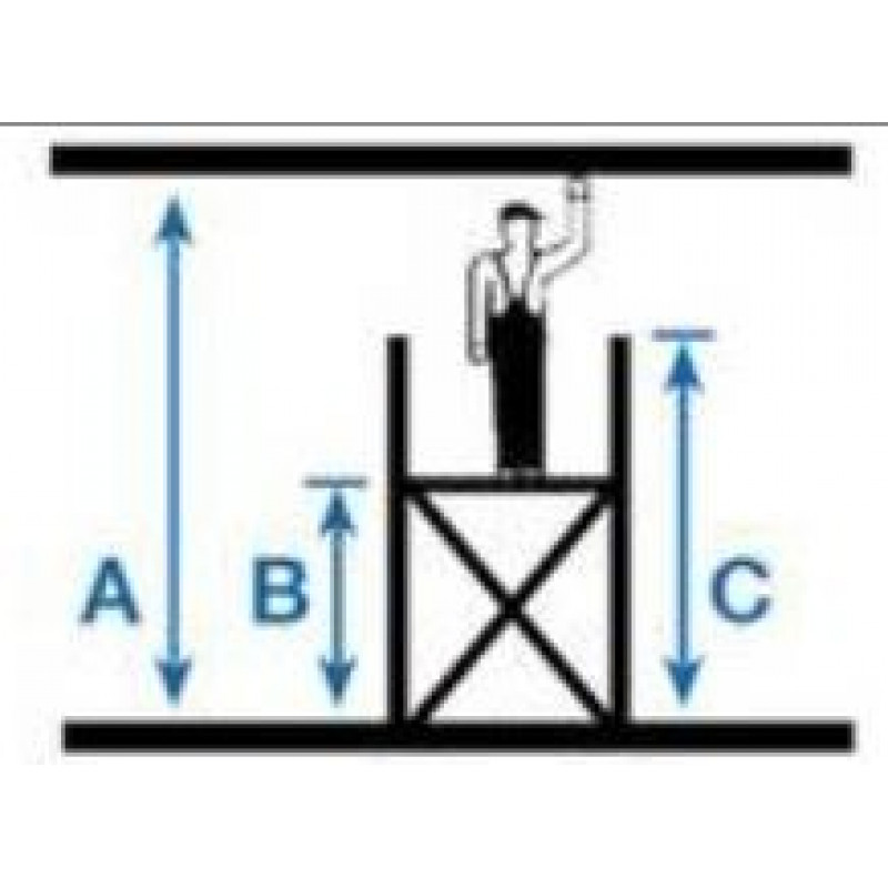 Алюминиевые монтажные леса, серия CORDA KRAUSE [916129] рабочая высота 5 м