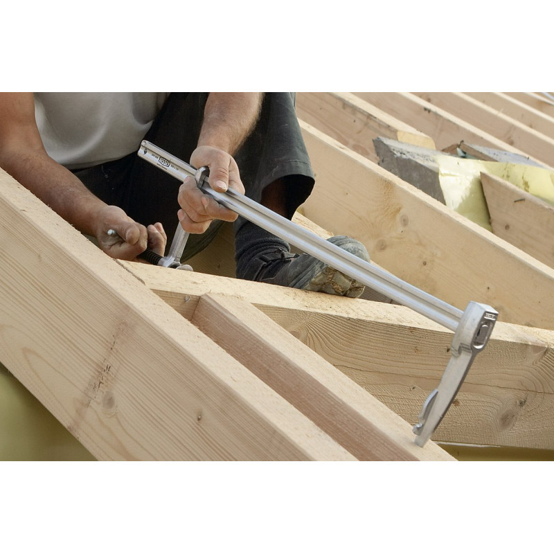 Сталевий столярний затискач Bessey з затискним кінчиком 800x140 мм [SPZ80K]