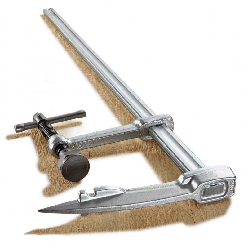 Сталевий столярний затискач Bessey з затискним кінчиком 800x140 мм [SPZ80K]