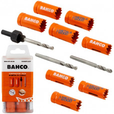 Набір біметалевих коронок Bahco, 11 предметів, для дерева та металу [3834-CP-20/25]
