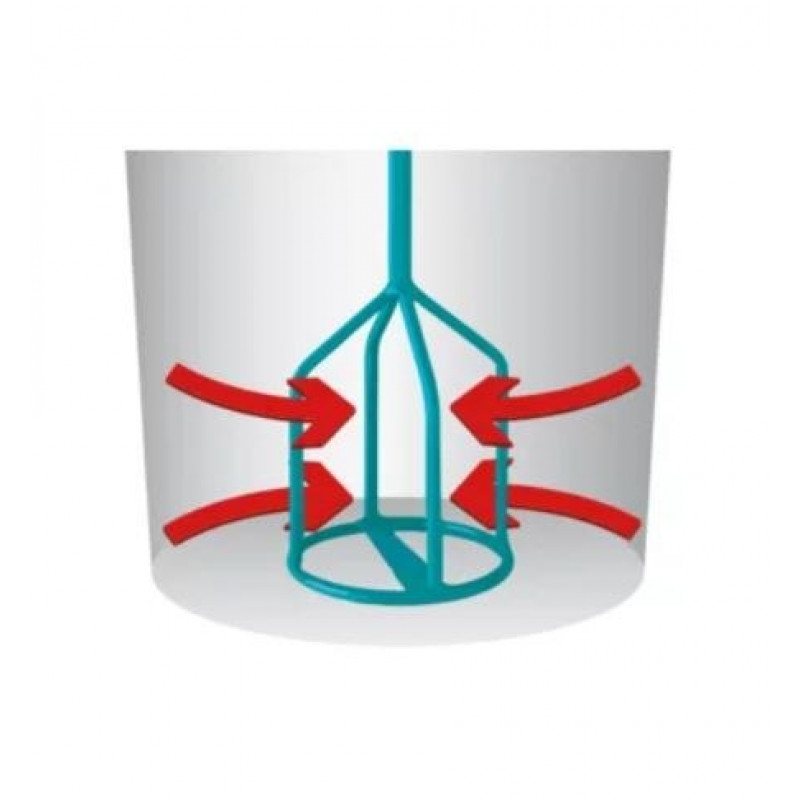 Смеситель KR 140 M, смесительные рычаги макс. 35 кг, диаметр 140 мм, резьба M14, COLLOMIX [41635-000]