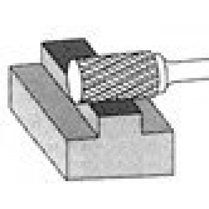 Комплект из 3 роторных напильников для металла: цилиндрическая торцевая фреза ZYA-S, цилиндрическая закругленная WRC, коническая SPG, Alpen [0776000003