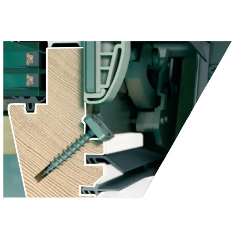 Кровельное окно FAKRO FTU-V P50 GREENVIEW с вентиляционным отверстием – белое, влагостойкое