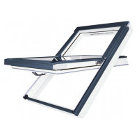 Кровельное окно FAKRO FTU-V P50 GREENVIEW с вентиляционным отверстием – белое, влагостойкое