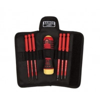 Изолированная отвертка Bahco VDE со сменными лезвиями, 7 предметов [808061]