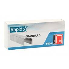 Стандартні скоби № 53, довжина 6 мм, 5000 шт. Rapid [40108657]