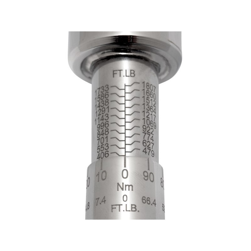 Механический динамометрический ключ 1/2, 500-2500 Нм, Bahco 1 [7455-2500]