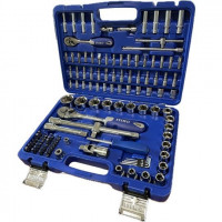 Набор из 115 предметов: торцевые ключи 1/4 и 1/2 дюйма, бит и аксессуаров, IRIMO [130-115-4] ограниченная серия