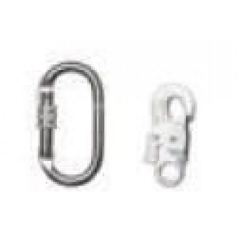 Регульований страхувальний шнур LB200FLR з карабінами AZ011 AZ002 (1,9 м) PROTEKT